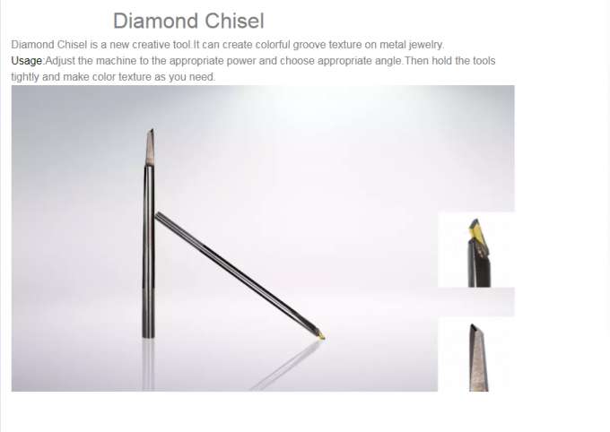 PCD NCD Diamond Chisel For Making Colorful Groove Texture 1