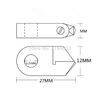 V Shape 165 Degree MCD Posalux Diamond Tools