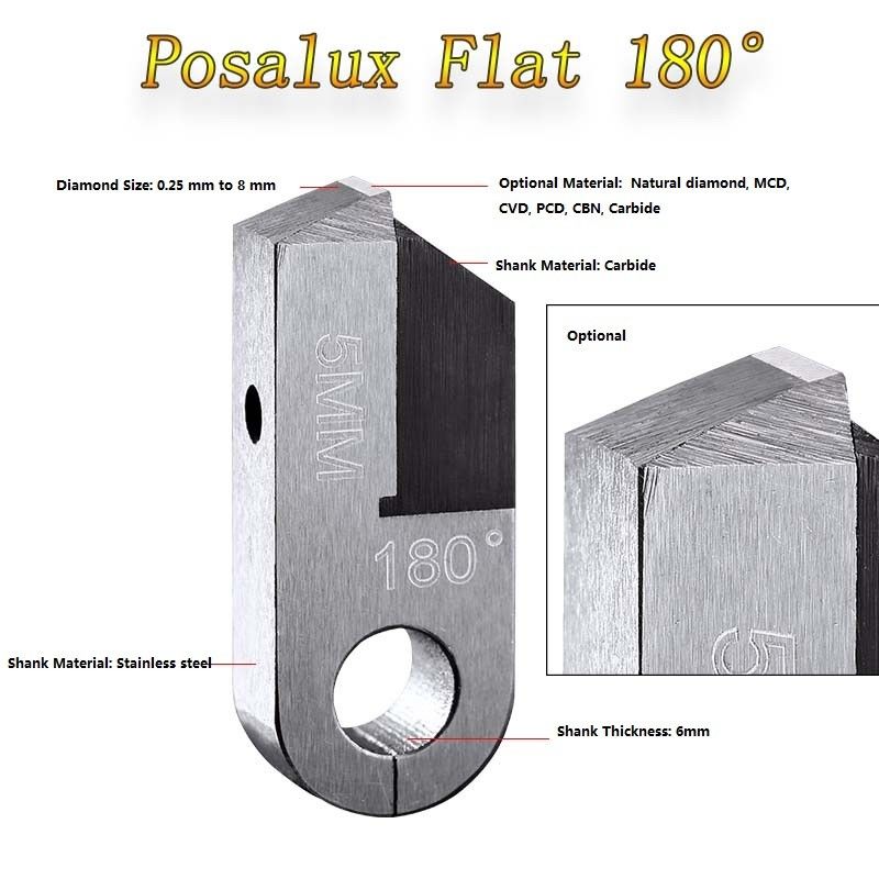 180 Degree Posalux Diamond Tools